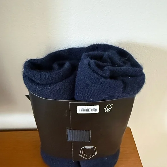 J. Crew Deep Blue Knit Wrap - Picture 5 of 6
